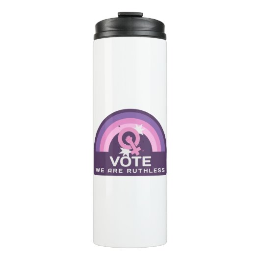 Stem We Zijn Meedogenloos Thermosbeker (Voorkant)