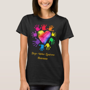 Stem Weber Syndrome Awareness Hands T-shirt