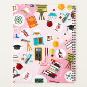 STEM Wetenschap Motief Leraar Academisch Planner (Achterkant)