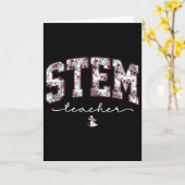 Stem Wetenschap Technologie Engineering Wiskunde L Kaart (Gele Bloem)