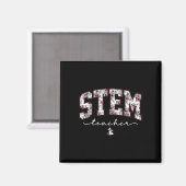 Stem Wetenschap Technologie Engineering Wiskunde L Magneet (Voorkant / Achterkant)