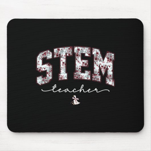 Stem Wetenschap Technologie Engineering Wiskunde L Muismat (Voorkant)