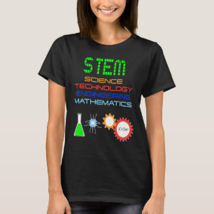 Stem Wetenschap Technologie Techniek Wiskunde St T-shirt