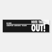 Stem ze uit - Bumpersticker (Voorkant)