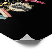 Stem zoals Ruth je bloemen stuurde, feministische Poster (Hoek)