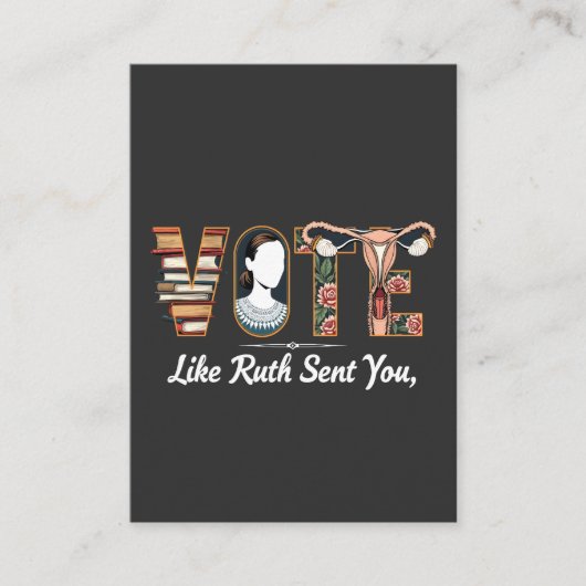 Stem zoals Ruth je Harris LGBTQ-gelijkheid stuurde Informatiekaartje (Voorkant)