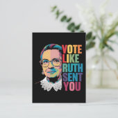 Stem zoals Ruth je stuurde Briefkaart (Staand voorkant)