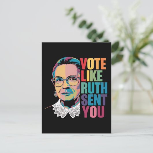 Stem zoals Ruth je stuurde Briefkaart (Staand voorkant)