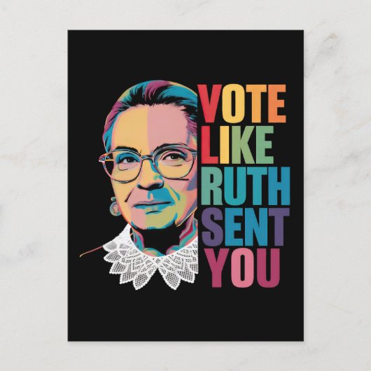 Stem zoals Ruth je stuurde Briefkaart (Voorkant)