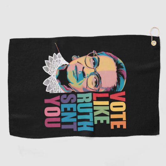 Stem zoals Ruth je stuurde Golfhanddoek (Horizontaal)