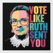 Stem zoals Ruth je stuurde Raamsticker (Vel)