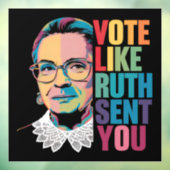 Stem zoals Ruth je stuurde Raamsticker (Vel 3)
