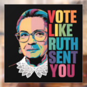 Stem zoals Ruth je stuurde Raamsticker (Vel 2)
