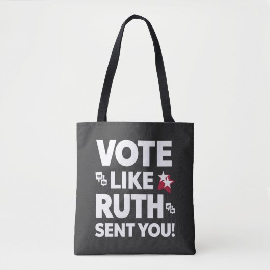 Stem zoals Ruth je stuurde Tote Bag (Voorkant)