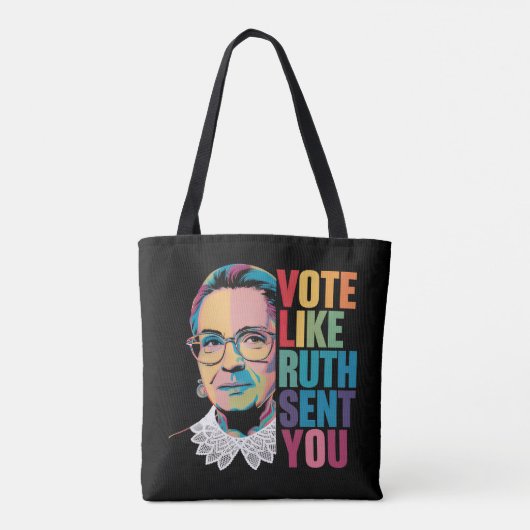 Stem zoals Ruth je stuurde Tote Bag (Achterkant)