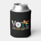 Stem zoals Ruth stuurde je Gavel Feministen LGBT P Blikjeskoeler (Blikje Voorkant)