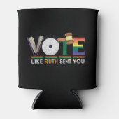 Stem zoals Ruth stuurde je Gavel Feministen LGBT P Blikjeskoeler (Voorkant)