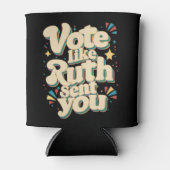 Stem zoals Ruth stuurde u Uterus Feminist LGBT Blikjeskoeler (Voorkant)