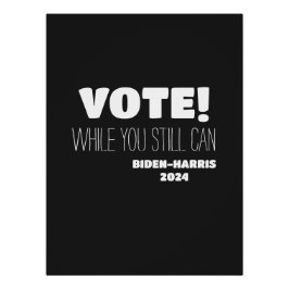 STEM! Zolang je nog kunt Biden-Harris 2024 Perfect Poster