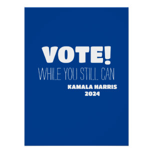 STEM! Zolang je nog kunt Kamala Harris 2024 Perfect Poster
