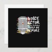 Stemacteur Voor Kaart (Voorkant / Achterkant)