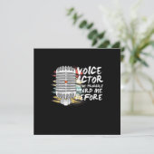 Stemacteur Voor Kaart (Staand voorkant)