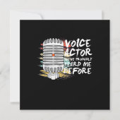 Stemacteur Voor Kaart (Voorkant)