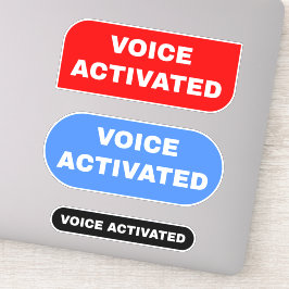 Stemactivering Sticker