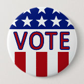 Stembanden en strips Grote Button (Voorkant)