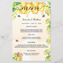 Stembijen honingraatmeel in het huwelijksmenu