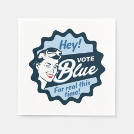 Stemblauwe voor real-time Retro Servet