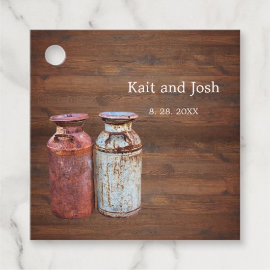 Stemblikjes Boerderij Bedankjes Labels (Voorkant)