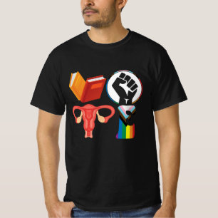 Stemboeken Eerste Ovariëteiten LGBT onderdrukte Ve T-shirt