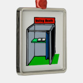 Stemboekje Metalen Ornament (Rechts)