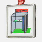 Stemboekje Metalen Ornament (Links)