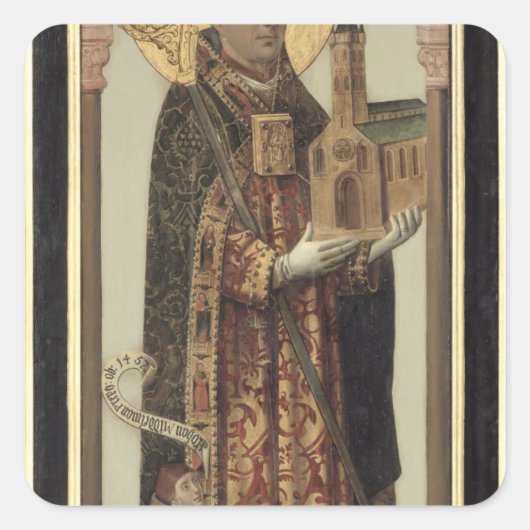Stembord Sint Ansgar, 1457 Vierkante Sticker (Voorkant)