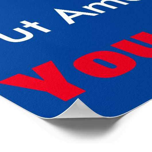 Stembord van het gemeentehuis poster (Hoek)