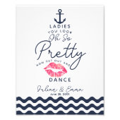 Stembord voor de badkamer grappig foto afdruk (Voorkant)