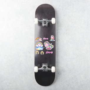 Stembordrukstoffen Eicorns, vinylSticker, op maat  Sticker