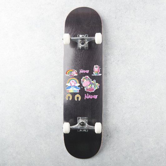 Stembordrukstoffen Eicorns, vinylSticker, op maat  Sticker (Skateboard)