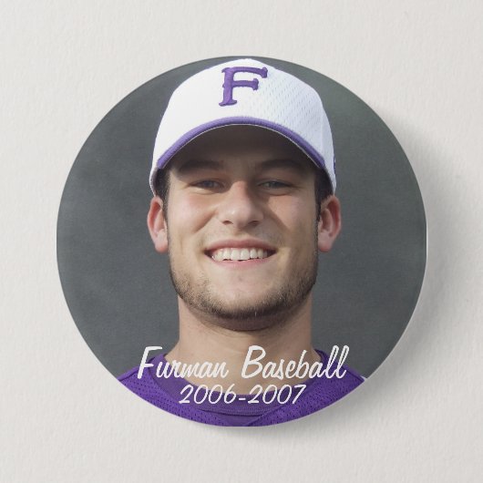 Stembridge W2007Mok, Furman Baseball, 2006-2007 Ronde Button 7,6 Cm (Voorkant)