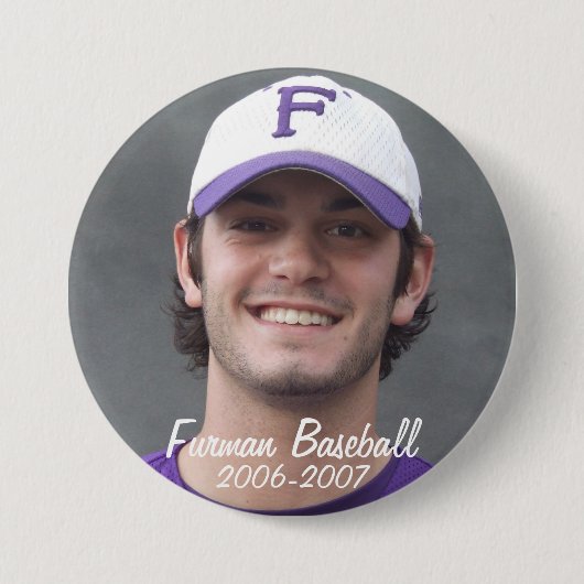Stembridge W2007Mok, Furman Baseball, 2006-2007 Ronde Button 7,6 Cm (Voorkant)