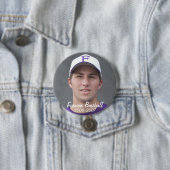 Stembridge W2007Mok, Furman Baseball, 2006-2007 Ronde Button 7,6 Cm (In situ)