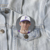 Stembridge W2007Mok, Furman Baseball, 2006-2007 Ronde Button 7,6 Cm (In situ)