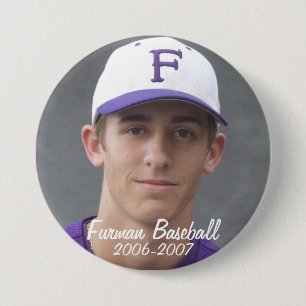 Stembridge W2007Mok, Furman Baseball, 2006-2007 Ronde Button 7,6 Cm