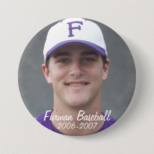 Stembridge W2007Mok, Furman Baseball, 2006-2007 Ronde Button 7,6 Cm (Voorkant)