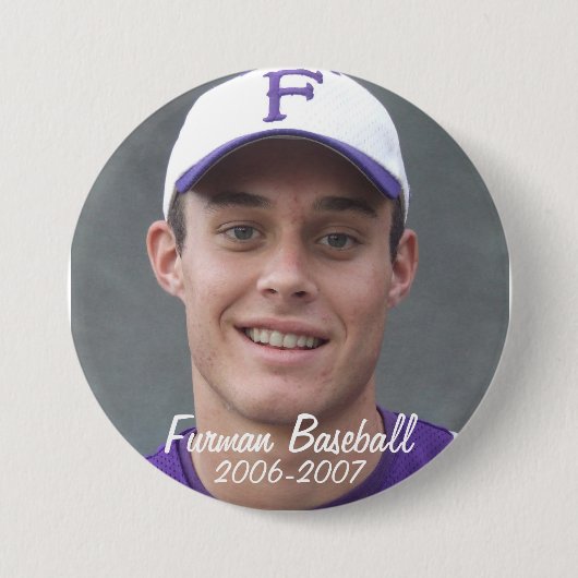 Stembridge W2007Mok, Furman Baseball, 2006-2007 Ronde Button 7,6 Cm (Voorkant)