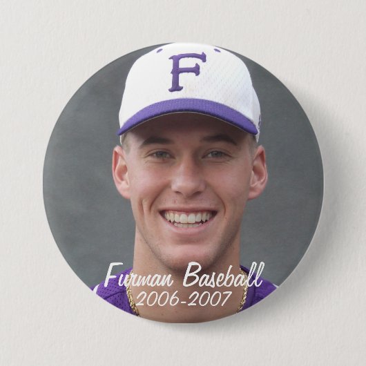 Stembridge W2007Mok, Furman Baseball, 2006-2007 Ronde Button 7,6 Cm (Voorkant)