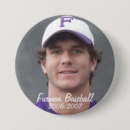 Stembridge W2007Mok, Furman Baseball, 2006-2007 Ronde Button 7,6 Cm (Voorkant)