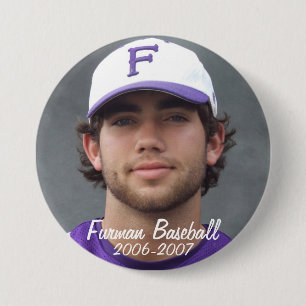 Stembridge W2007Mok, Furman Baseball, 2006-2007 Ronde Button 7,6 Cm